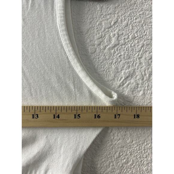 Slim-Sation by Multiples Womens White‎ Sleeveless Blouse Size Medium - Picture 5 of 11